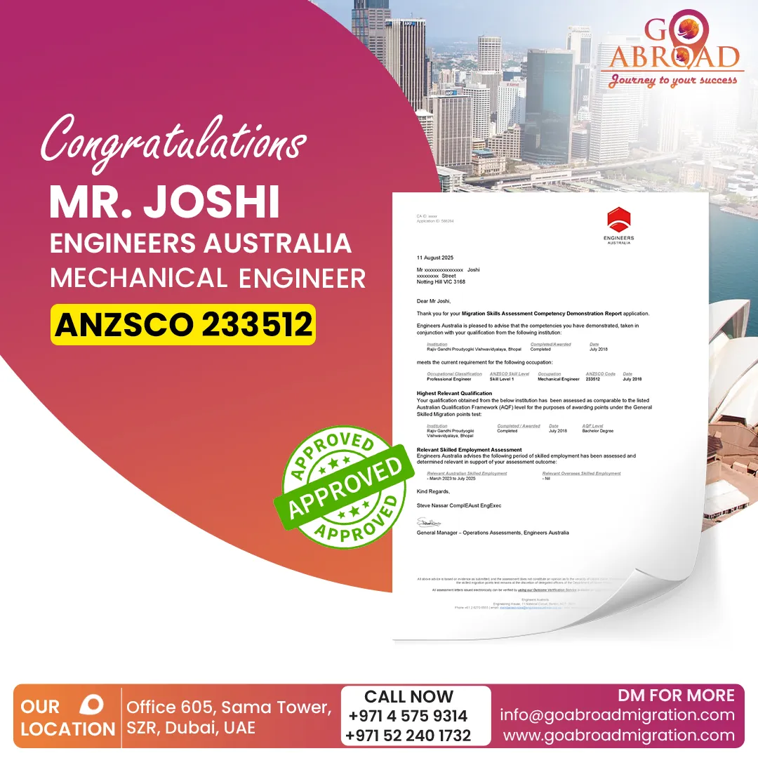 Client celebrating Australia visa approval at airport terminal