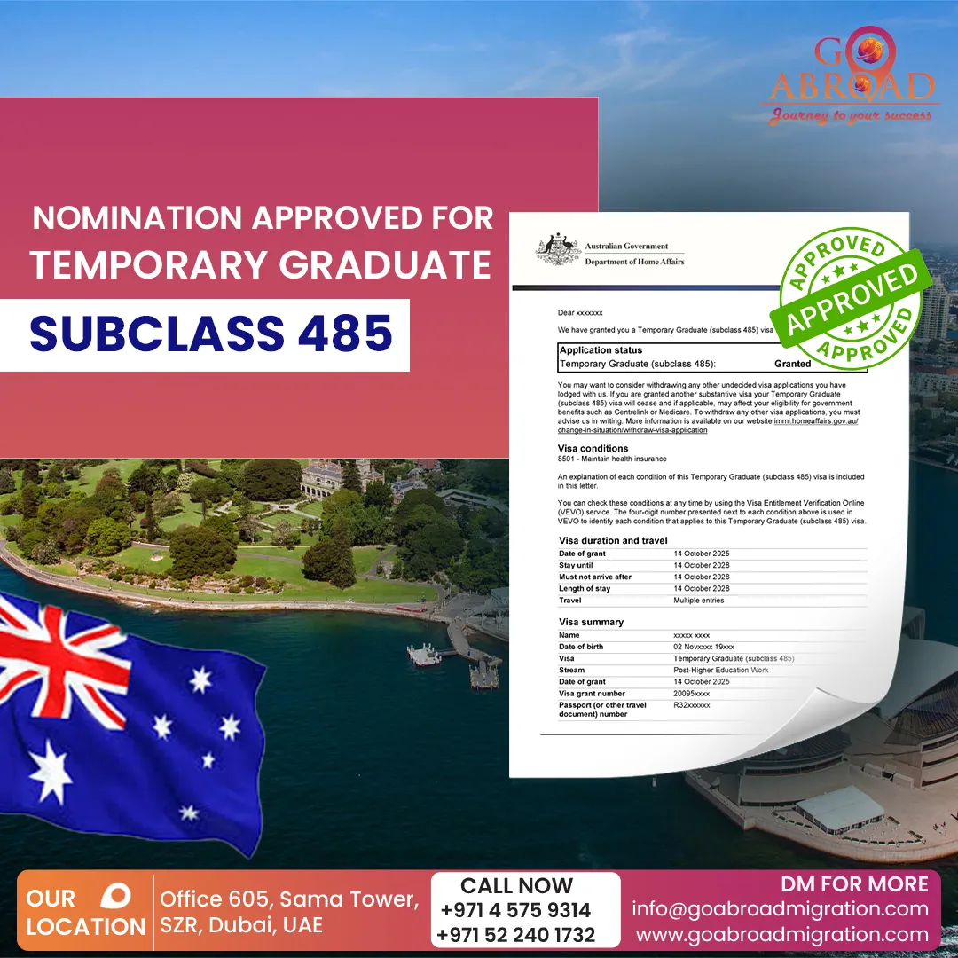 Traveler holding passport after tourist visa approval