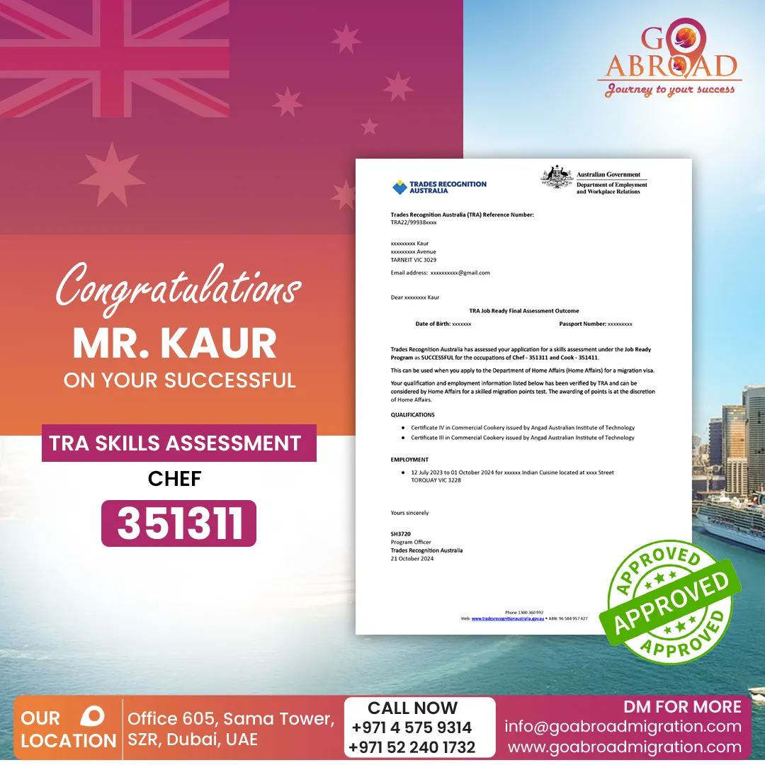 Traveler holding passport and tickets after visa approval